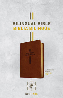 Bilingual Bible / Biblia BilingÃe NLT/NTV (LeatherLike, Brown)