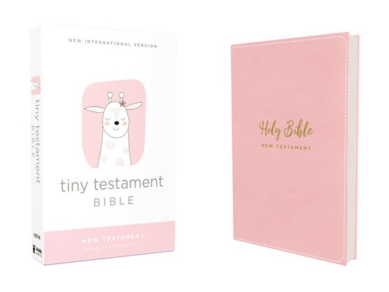 NIV Tiny New Testament Bible - Pink Leathersoft