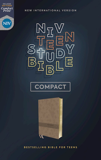 NIV Teen Study Bible Comfort Print - Brown