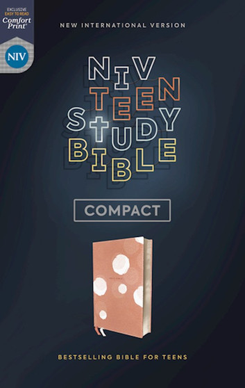 NIV Teen Study Bible Comfort Print - Peach