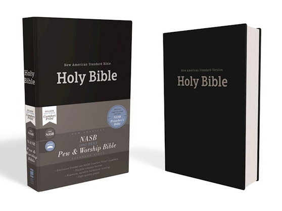 NASB, Pew and Worship Bible, Hardcover