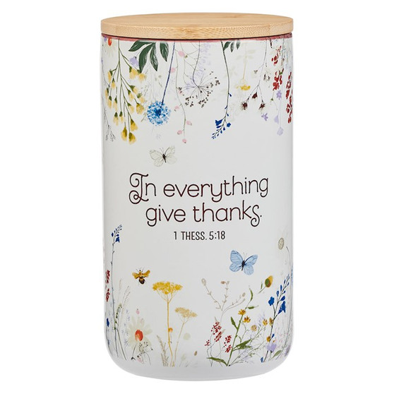 Gratitude Jar-In Everything Give Thanks w/Cards