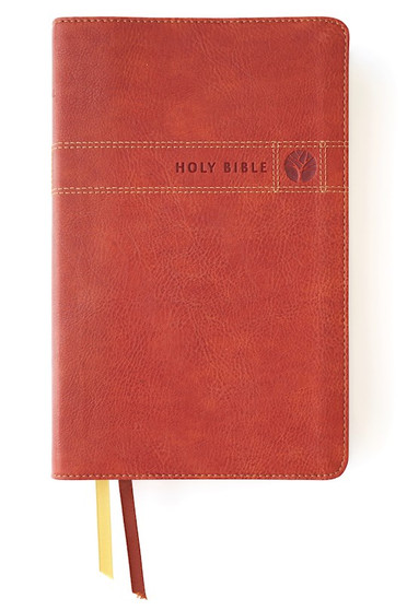 NIV, Men's Devotional Bible, Leathersoft, Brown, Comfort Print