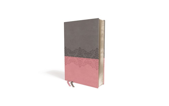 NIV, Life Application Study Bible, Leathersoft, Gray/Pink