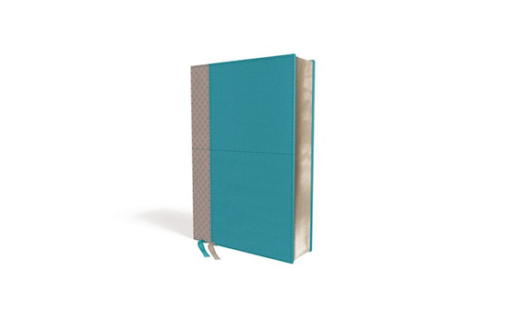 NIV Study Bible,  Leathersoft, Teal/Gray