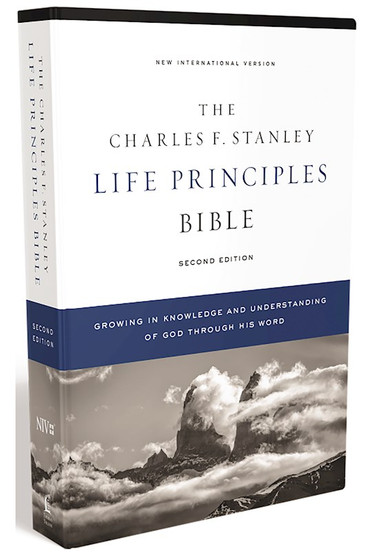 NIV, Charles F. Stanley Life Principles Bible, Hardcover