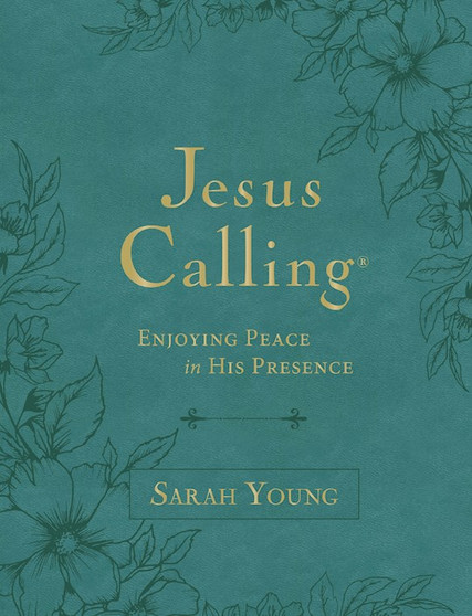 Jesus Calling, Large Text Teal Leathersoft, with Full Scriptures