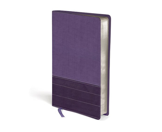 NIV Thinline Bible Red Letter Edition [Large Print, Purple]