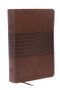 KJV King James Study Bible Large Print, Earth Brown LeatherSoft, Red Letter