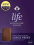NKJV Life Application Study Bible, 3rd Edition, Large Print (LeatherLike, Brown)