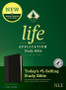 NLT Life Application Study Bible (Leatherlike, Black/Onyx, Indexed)