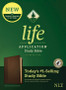 NLT Life Application Study Bible (Leatherlike, Dark Brown/Brown, Indexed)