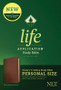 NLT Life Application Study Bible Personal Size (Leatherlike, Brown/Tan)