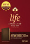 NIV Life Application Study Bible, Personal Size (Leatherlike, Dark Brown/Brown)
