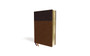 NIV Study Bible, Large Print, Leathersoft, Brown