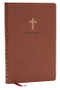 NKJV Ultra Thinline Bible, Brown Leathersoft, Red Letter, Comfort Print