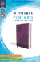 NIV Bible for Kids, Leathersoft, Purple, Red Letter Edition, Comfort Print: Thinline Edition
