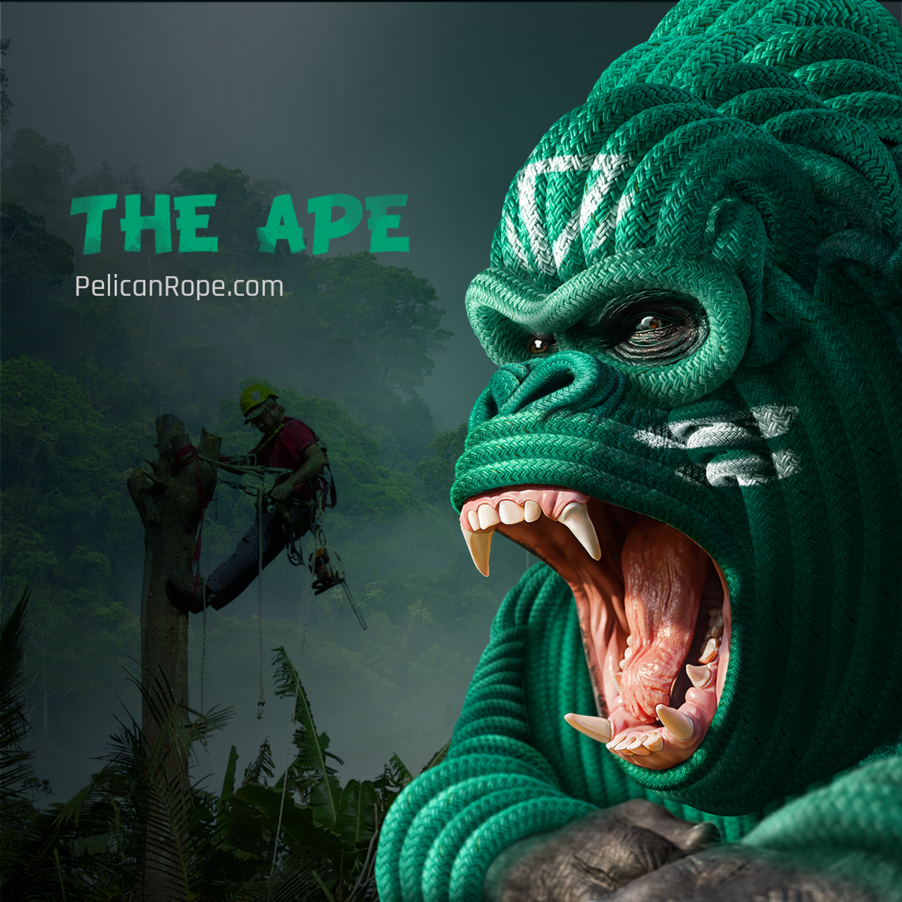 The Ape™ Tree Rigging Rope 5/8”  Bee Green Recycling & Supply, Oakland CA