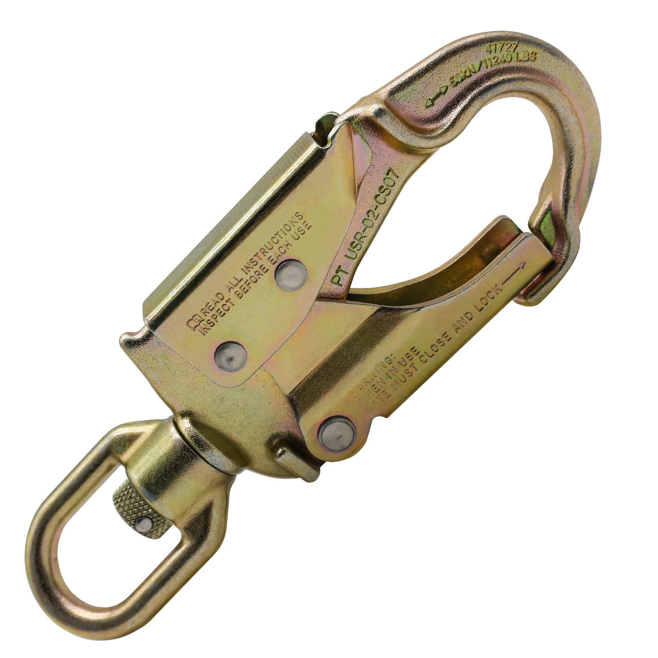 Steel Swivel Hooks, Hardware Tools Double Ended Swivel Hook for 130kg Load  Bearing for Connection Between Steel Wire Ropes And Chains
