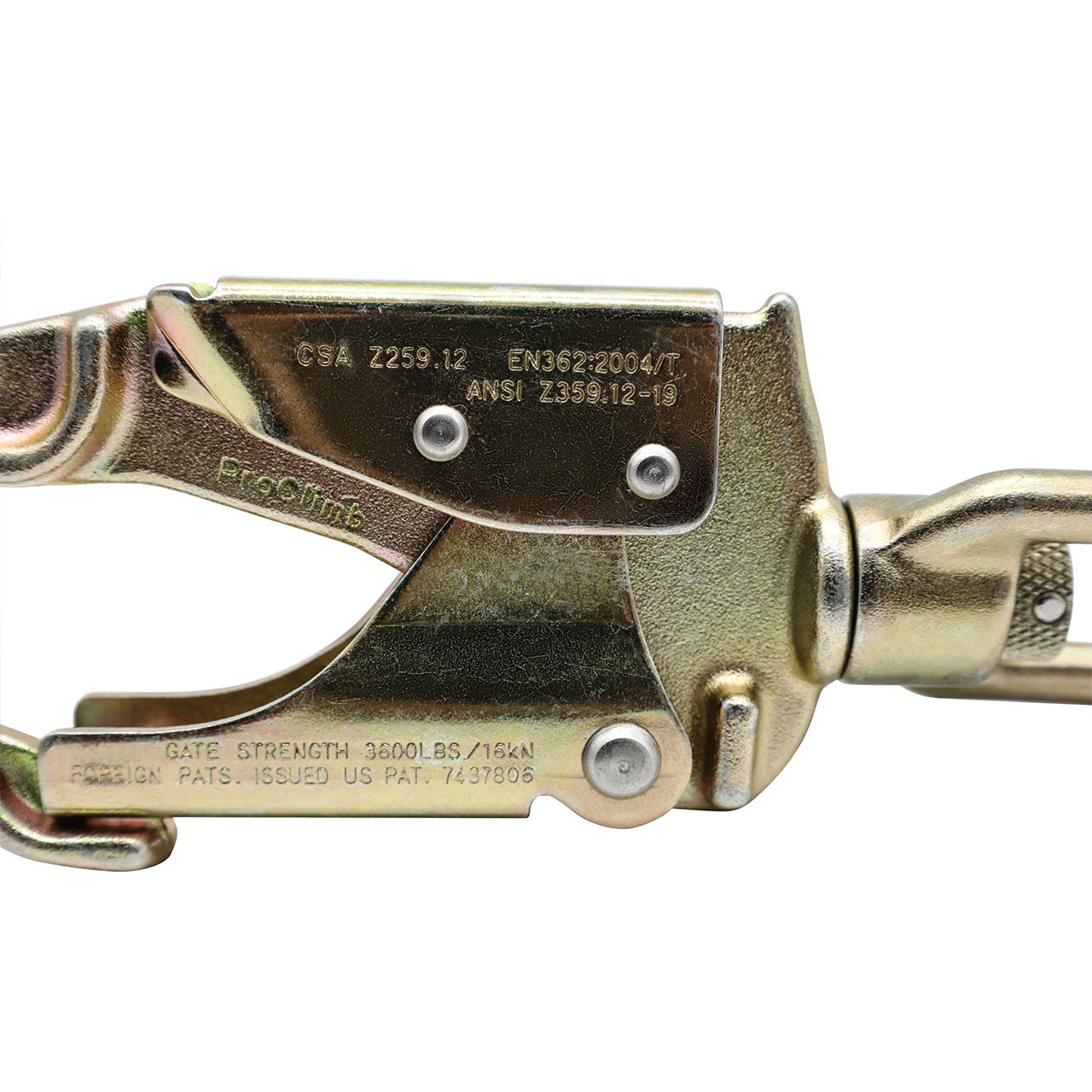 USR ProClimb ANSI Steel Swivel Snap Hook (23 kN MBS) - Double