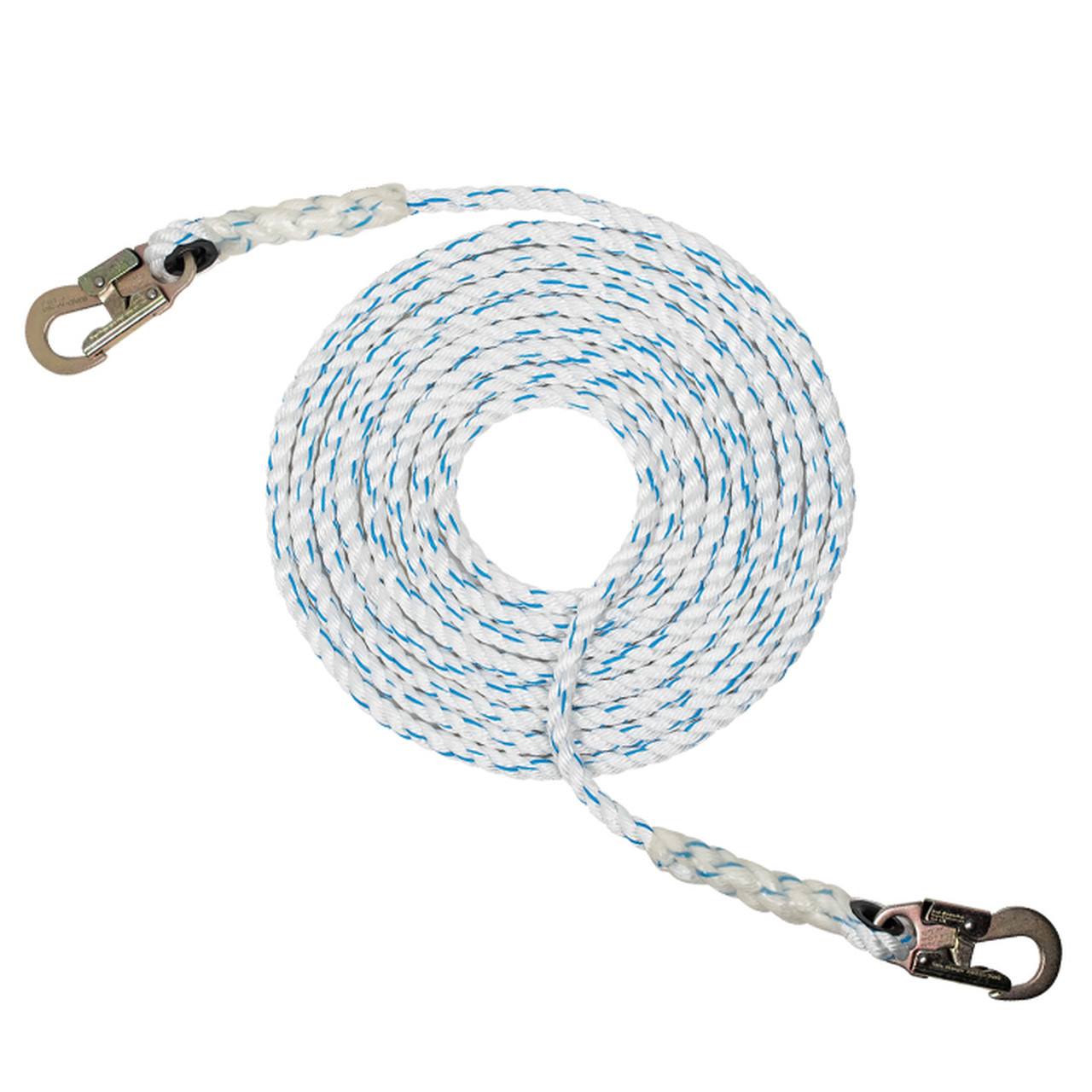 5/8 - 3 Strand Composite Vertical Lifeline - Hook On Both Ends