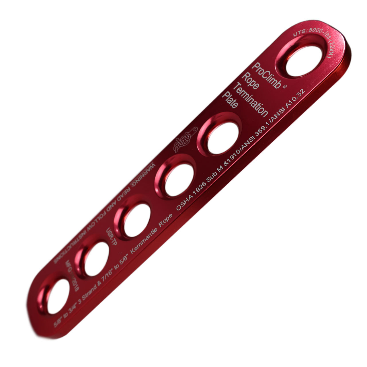 Rope Termination Plate Fall Protection Rope Anchors Pelican Rope