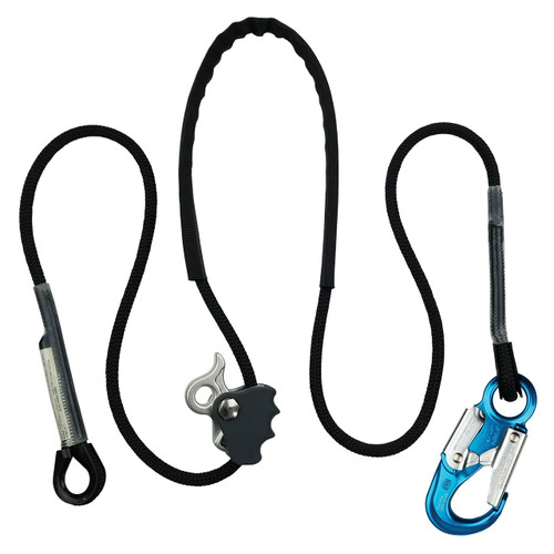 Lineman Positioning Lanyard w/ Steel Snap Hook - Assemblies