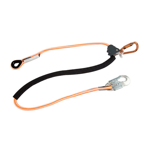 1/2" - Discount Arborist Positioning Lanyard w/ ANSI Aluminum Snap Hook - 12 ft