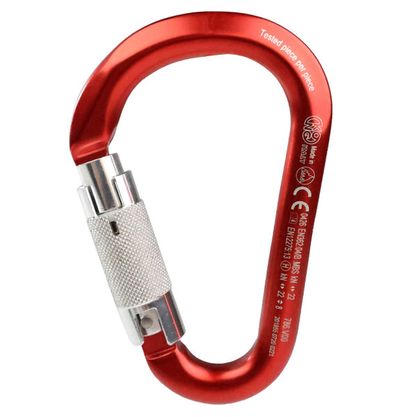 Triple Lock HMS Pear Carabiner - Climbing Carabiners | Pelican Rope