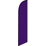 Purple Knit Poly Banner