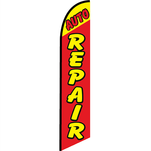 Auto Repair Knit Poly Banner