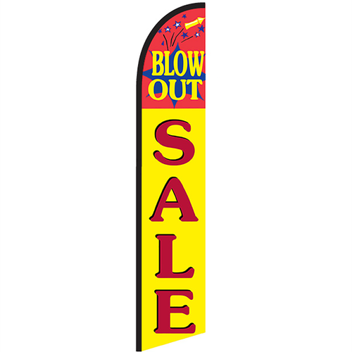 Blow Out Sale Knit Poly Banner