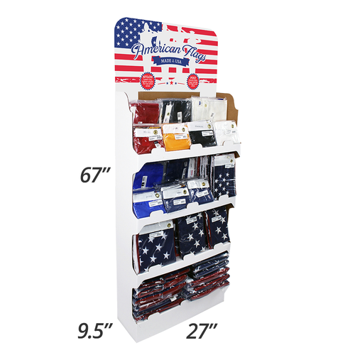 Flag Display Kit with  various  US military flags