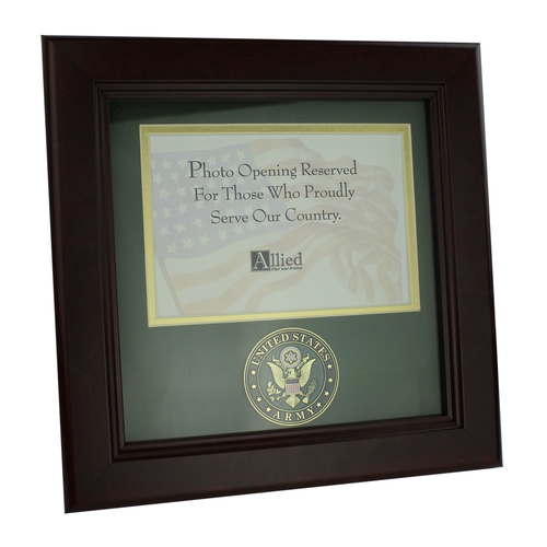 8 in X 8 in Mahogany Medallion Picture Frame