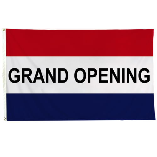 3 X 5 Grand Opening Nylon H&G