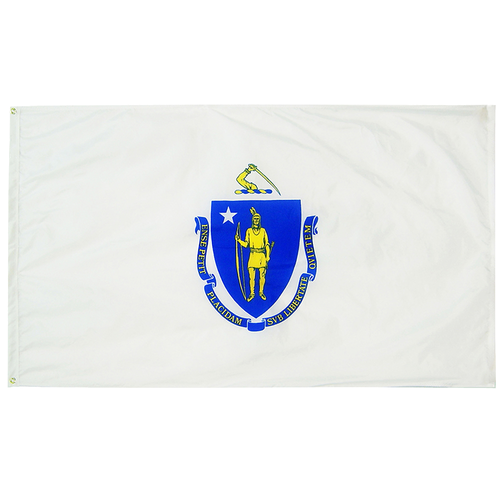 Massachusetts State Flag Poly