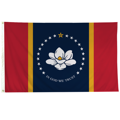 Mississippi Magnolia State Flag Poly