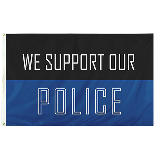 3 X 5 We Support the Police H&G