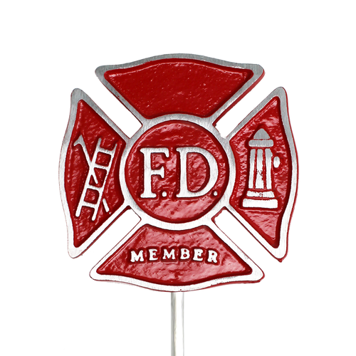 Fire Service Memorial Marker Aluminum