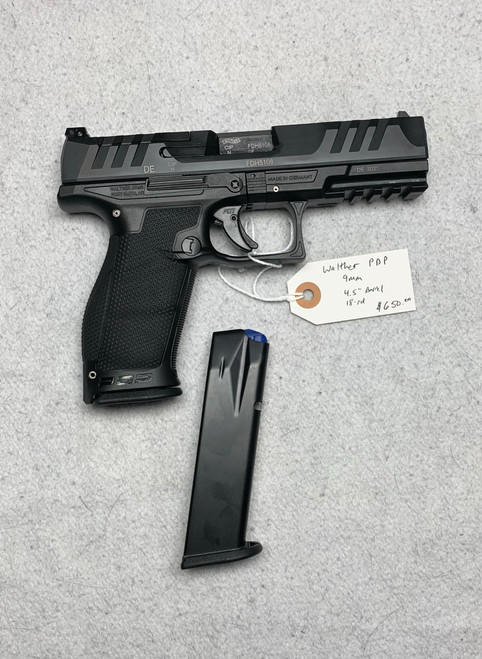 Walther PDP 9mm Pistol - 18-rd Mags - 4" Barrel
