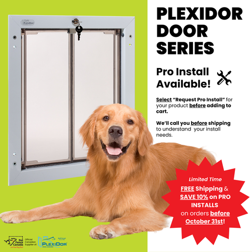 PlexiDor DOOR SERIES | Pet Door | Price Varies by Size