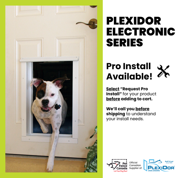 PlexiDor ELECTRONIC SERIES | Pet Door | Price Varies per Size