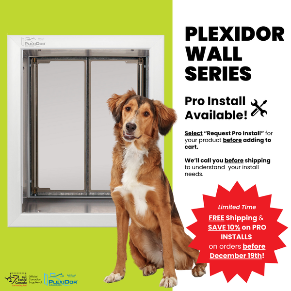 PlexiDor WALL SERIES | Pet Door | Price Varies per Size