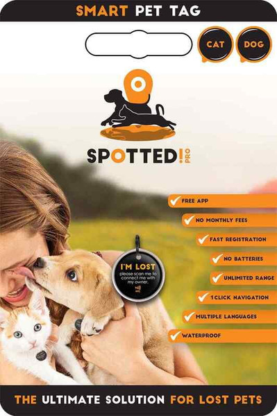 Spotted! Pro Smart Pet Tag - Medium