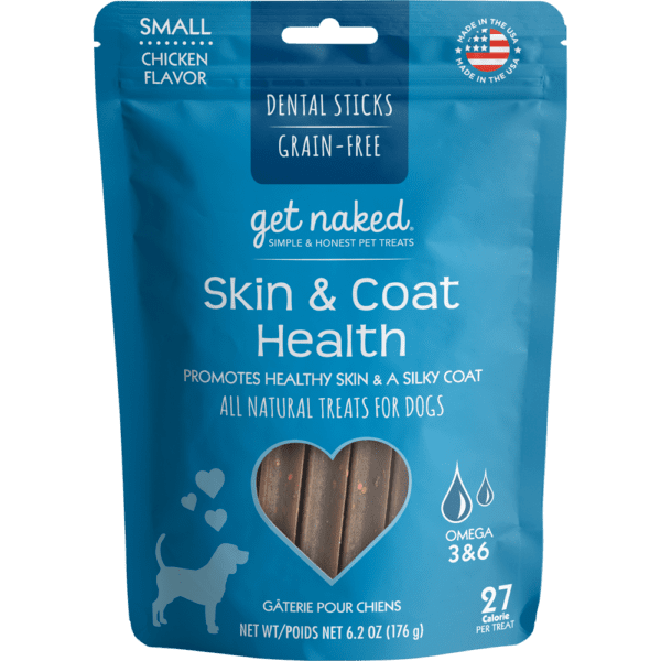 Get Naked Dental Chews - Skin & Coat Health - Small (5 Pack)