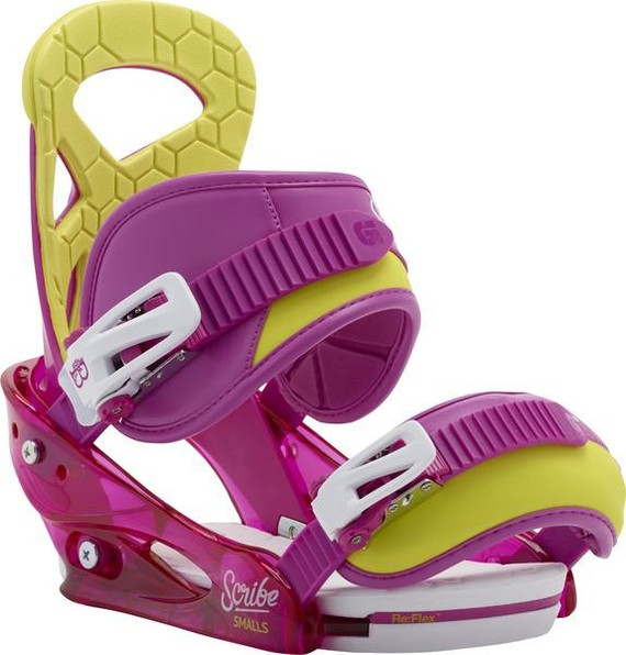 2016 Burton Scribe Smalls Razzle Dazzle Pink Junior Snowboard Bindings