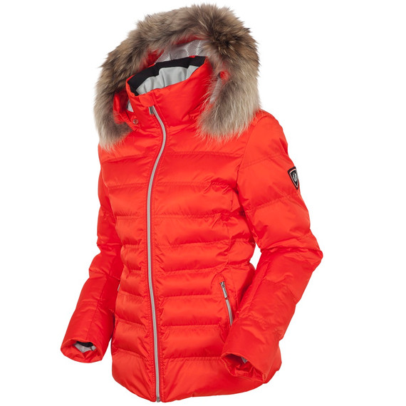 2019 Sunice Fiona Womens Crimson Jacket with Fur