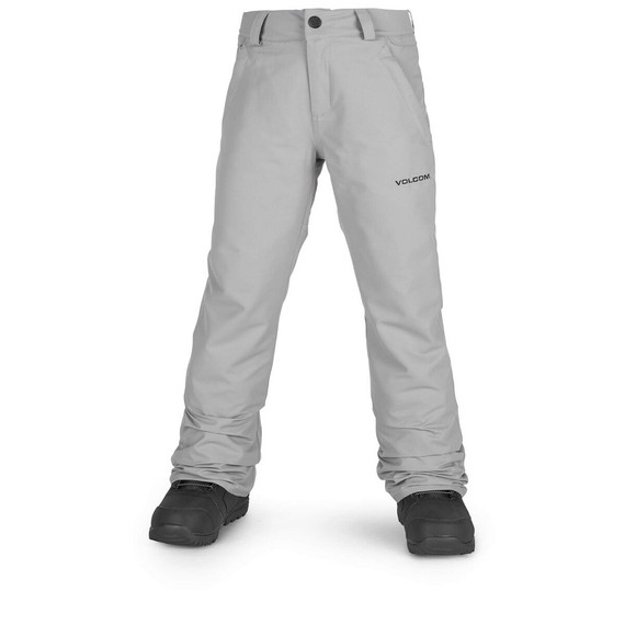 2019 Volcom Freakin Snow Chino Boys Charcoal Grey Pant