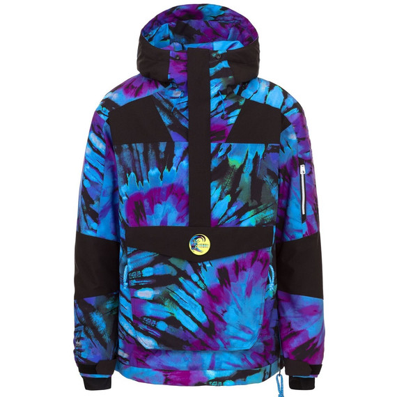 2019 O'Neill Frozen Wave Mens Blue AOP Purple Anorak Jacket