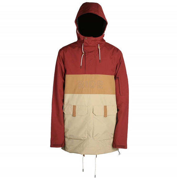 2019 Ride Deception Anorak Mens Mahogany Camel Khaki Jacket